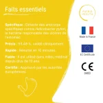Faits essentiels de l’autotest Helicobacter pylori Patris Health
