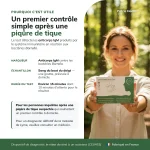 Autotest Lyme détectant les anticorps IgM contre Borrelia dans une goutte de sang