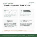 Conseils importants pour bien utiliser l’autotest Maladie de Lyme
