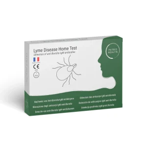 Autotest Patris Health pour détecter les anticorps IgM contre Borrelia après une piqûre de tique